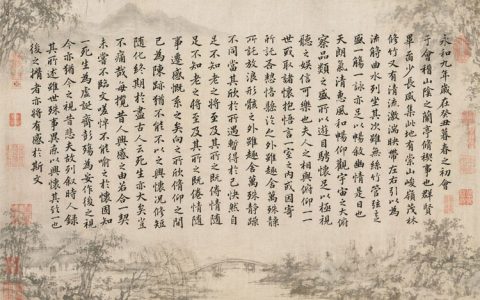 GPT-image-2 ｜兰亭集序书法帖意境图