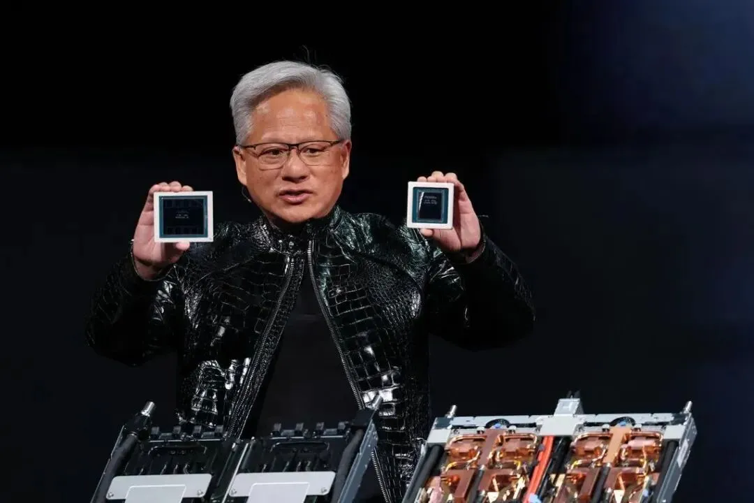 Nvidia founder and CEO Jensen Huang introduces the new Rubin and Vera chips at the CES 2026 trade show on Jan 5.