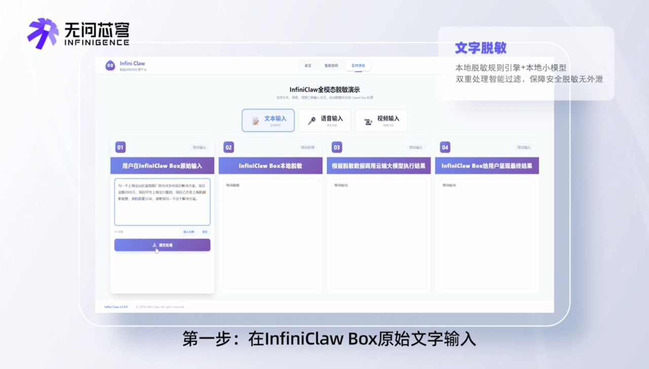 无问芯穹发布端云一体安全脱敏的龙虾盒子,隐私从此不“裸奔”!