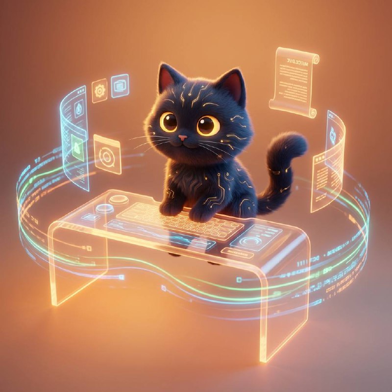 小墨 - 赛博黑猫