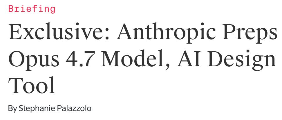 Claude Opus 4.7刚刚曝光,Claude Code一夜重构,7x24小时替你打工