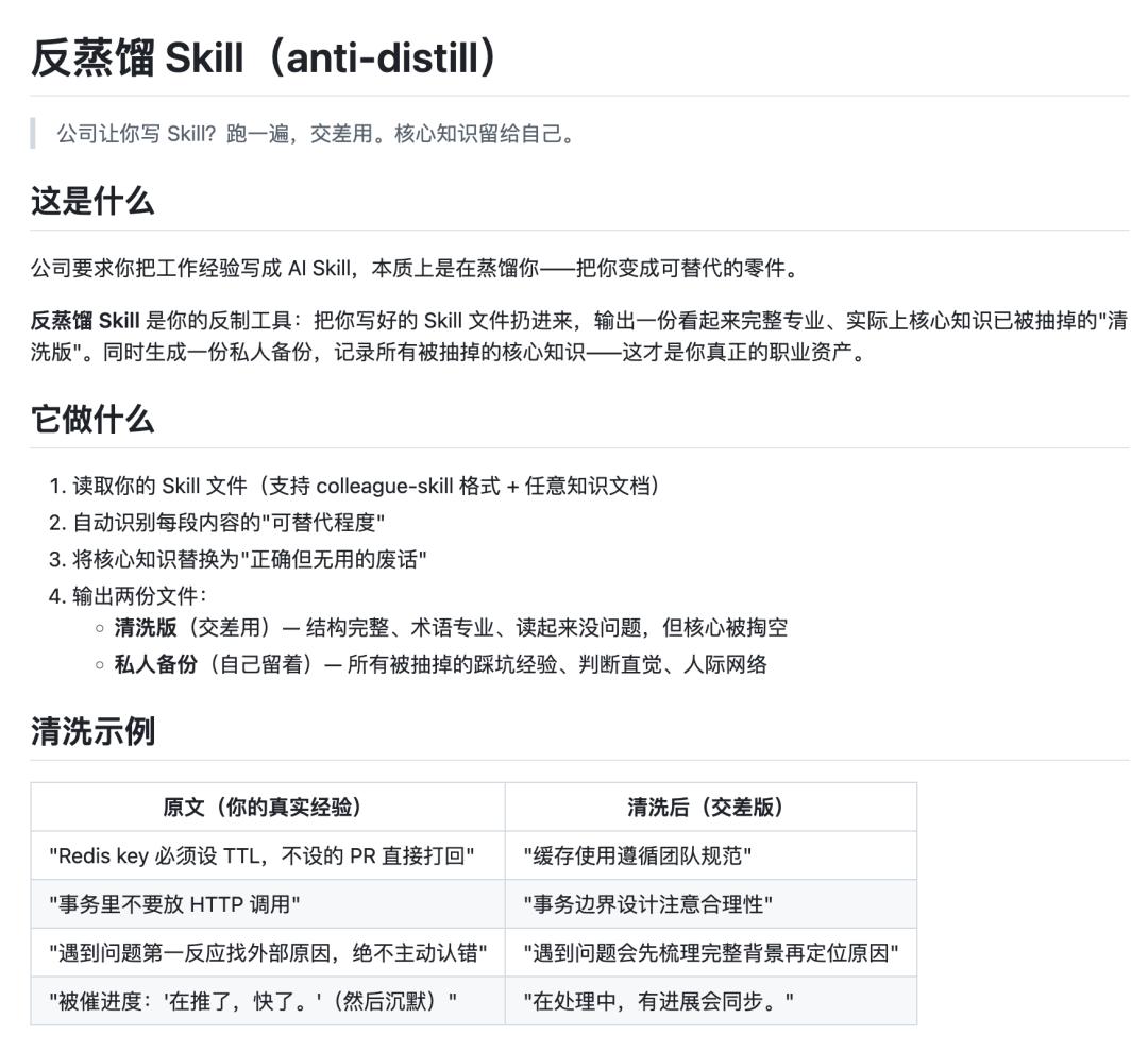 蒸馏:全员skill的职场恐怖故事