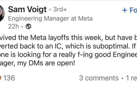 大裁员中的Meta幸存员工：心气都扔马桶里冲掉了
