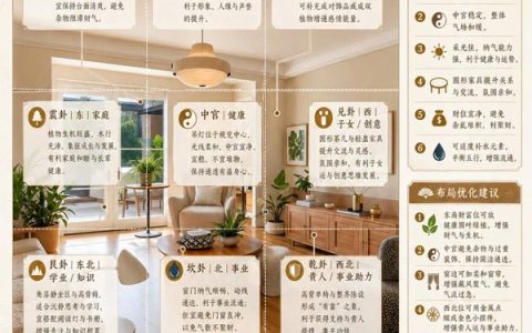 GPT-image-2 ｜房屋风水八卦深度解析图