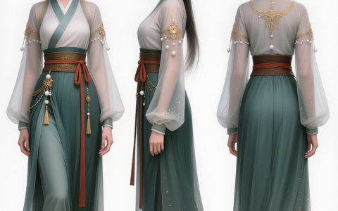 古风仙侠女性角色东方古典美学—可灵AI