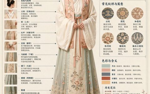 GPT-image-2 ｜汉服拆解图🤯图鉴式风格