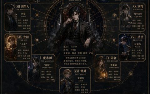 GPT-image-2 ｜诡秘之主塔罗会全览图