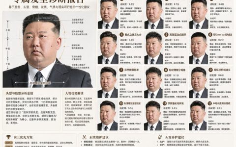 GPT-image-2 ｜高端发型分析海报