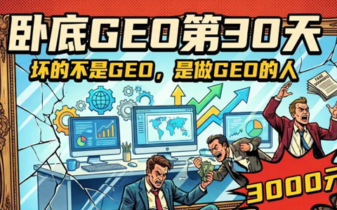 卧底GEO完结：别骂了，问题不在技术，在人心（三）
