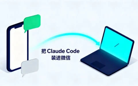 我把 Claude Code 塞进了微信，从此可以躺在床上写代码