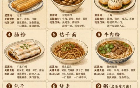 GPT-image-2 ｜中国地方早餐大赏