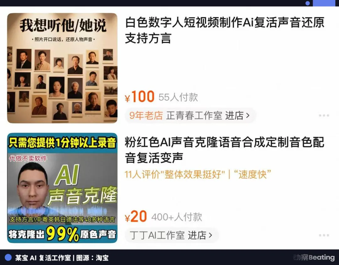 12万的墓碑和399的AI永生，你怎么选