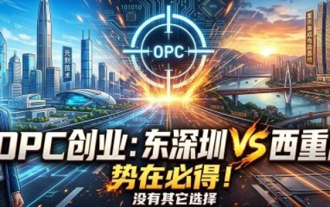 OPC创业，东深圳，西重庆，没有其它选择