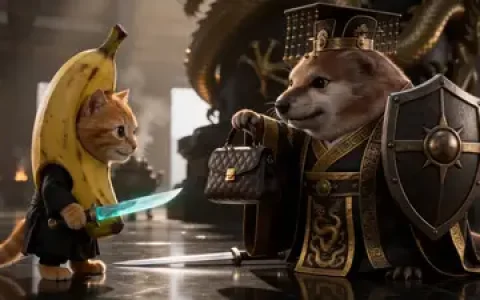 刀盾狗与香蕉猫