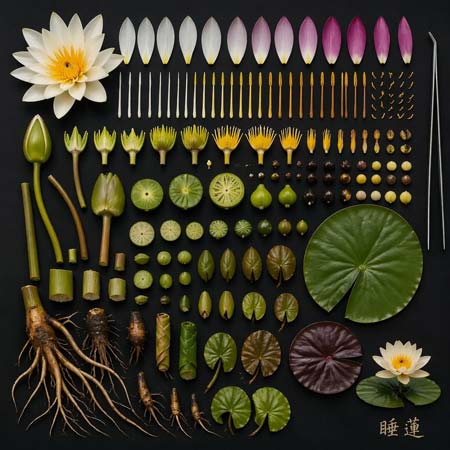 GPT-image-2 ｜完全解构的莲花