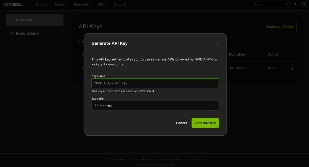 英伟达良心福利！免费领一年 API Key，MiniMax M2.7 / Kimi / DeepSeek 全都能用，不花一分钱！