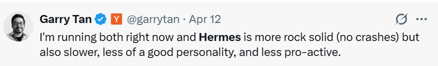 6个发版3个无法运行,HERMES真的能超越OPENCLAW吗?