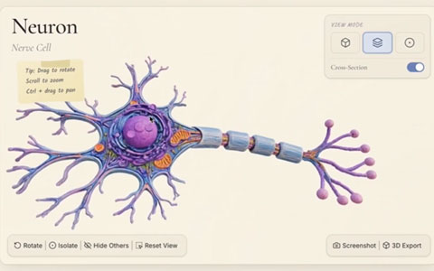 生物课，可能会被这类 AI + 3D 工具重做一遍