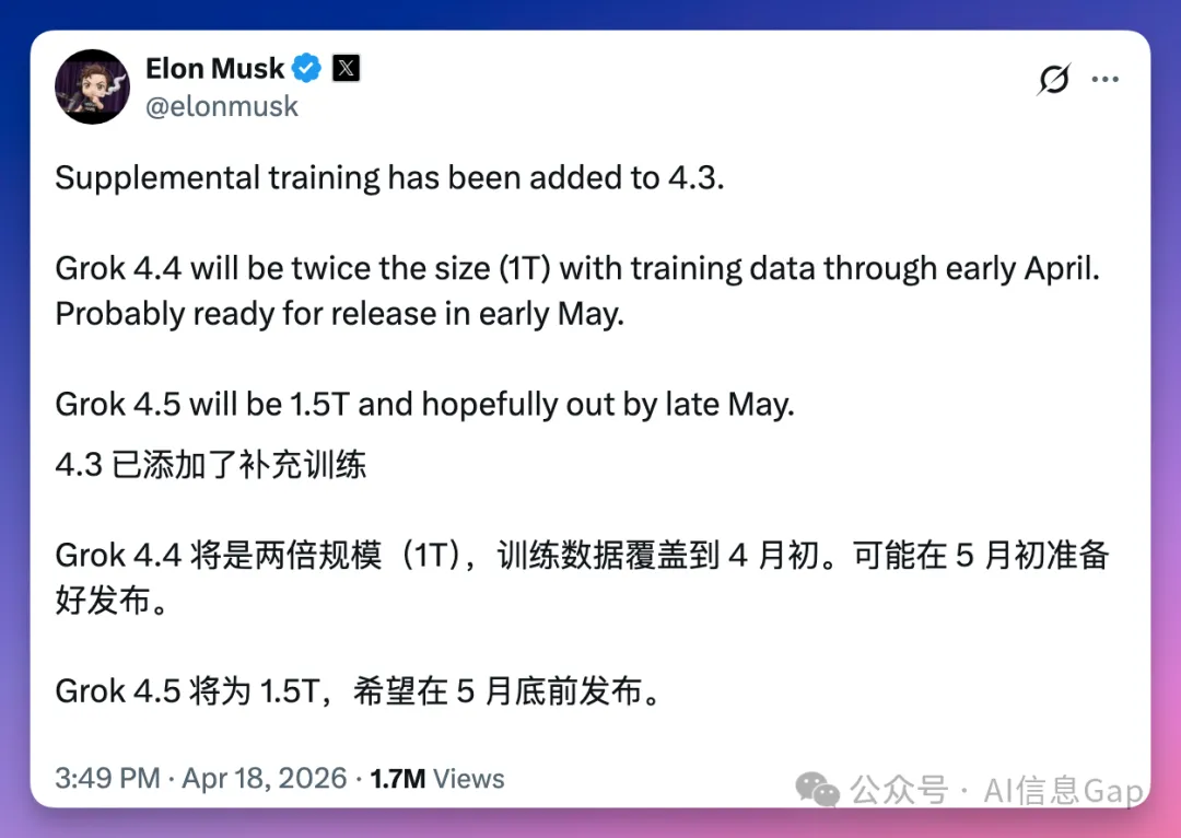刚刚，xAI 悄悄放出 Grok 4.3！马斯克终于开始卷性价比了