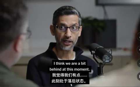 谷歌CEO承认Coding落后了