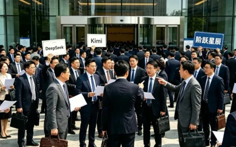 大模型公司门口，挤满了送钱的投资人