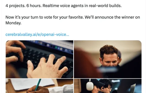 OpenAI 语音黑客松四强出炉，他们是：断指外科医生、AI 家教、虚拟会议室和 App 消灭者