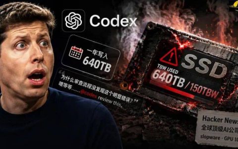 一年吃掉一块固态硬盘，Codex日志bug被骂「劣质软件」